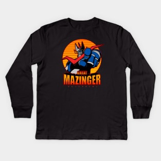 305 Mazinger want you Kids Long Sleeve T-Shirt